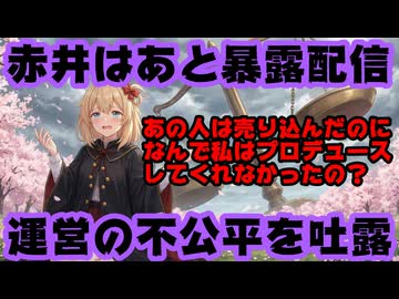 赤井はあと「『稼ぎ頭』のあの人って運営の売り込みによって作られた人気じゃん」【引退/契約解除/はあちゃま/ブックマーク/ホロライブ/カバー株式会社/VTuber】