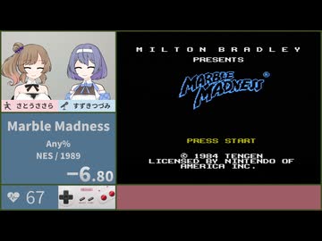 【ささつづ実況】Marble Madness [Any%]【スピードラン】