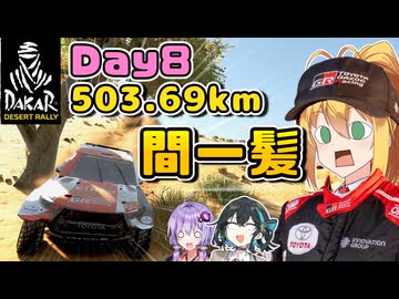 【DakarDesertRally】マキモカゆかりのDakar Rally 2021 挑戦記  Day8【VOICEROID･VOICEPEAK実況】
