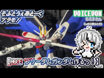 【プラモデル】HGCEフリーダムガンダム組むッ！【模型娘のもち子さん】pt.21