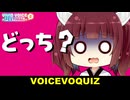 ぼいすぼっくいず【VOICEVOQUIZ】～どっちが〇〇〇もんです？～