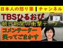 【TBSひるおび】朝日新聞の衝撃データに毎日新聞編集局長も笑ってごまかすが中核連の立ち位置をごまかすデータを使ってしまう #tbs