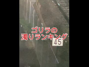 ゴリラの濁りランキング【パロディ】