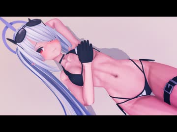 【MMDブルアカ】DEEP BLUE TOWNへおいでよ 銀鏡イオリ(水着)
