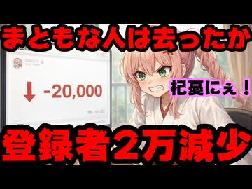さくらみこ、杞憂のはずが登録者数2万人減少！度重なる炎上の影響か！？【みこち/ホロライブ/カバー株式会社/VTuber】