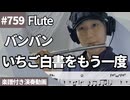 バンバン「いちご白書をもう一度」をフルートで演奏 楽譜 コード 付き演奏動画