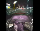アップガレージから出てきた痛車のCIVIC TYPE R を入れてあげた。車のサイドに青い髪の女の子のアニメ画が描かれていた