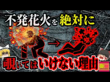 【2015】『彼の顔が無くなった!!』独立記念日に行われた恐ろしい通報…不発でも絶対に花火を覗き込んではいけない理由…『打ち上げ花火覗き込み爆発事故』を解説