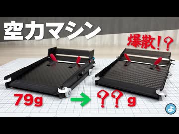 【ミニ四駆】コースアウト即爆散！？すべてを半分にする魔法で空力マシンを○○g軽量化