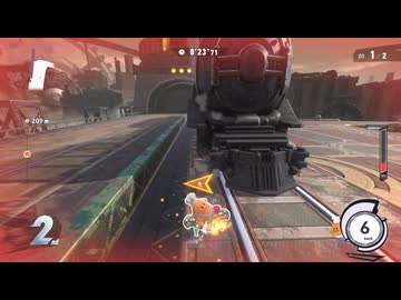 コックカワサキ破壊TA 00'24'79 マシーンガスト【カービィのエアライダー】