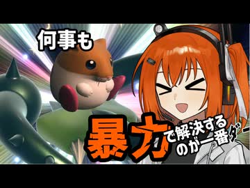 何事も暴力で解決するのが一番ダー｜足立レイ実況｜カービィのエアライダー