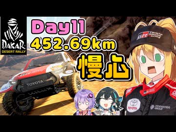 【DakarDesertRally】マキモカゆかりのDakar Rally 2021 挑戦記  Day11【VOICEROID･VOICEPEAK実況】