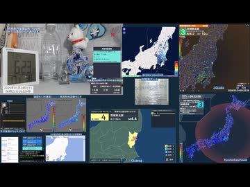【緊急地震速報(予報)】2026年01月24日06時19分頃発生 最大震度 4 茨城県北部