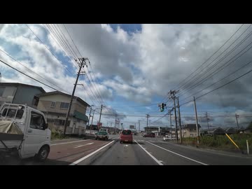 山形　残雪の月山等を眺めに行くドライブ18　東根市から寒河江市方面へ　国道287号線2　2025　0628
