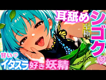 【ASMR 東方】あざと可愛いラルバと10年ぶりに出会ったら穴の奥ぐっぽり♡濃厚耳舐めをされて大人の関係を築く♡【男性向けシチュボ・吐息】