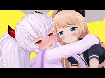 【MMD】ジャーヴィスちゃんとグリアロちゃんでマトリョシカ