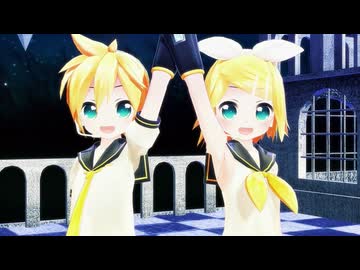 【鏡音リン・レン】廃都アトリエスタにて【MMDモーション配布】【MMD-PVフェスタ】