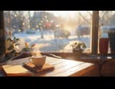 【作業用BGM】雪解け朝ジャズギター☕リラックス朝カフェの癒しギター – Melting Snow Morning Guitar【勉強用】