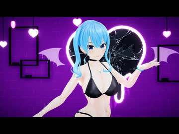 黒ビキニデカ乳街でビビデバ