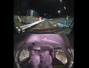 初代ルーミー【排気量1000cc・69馬力・ノンターボ・車両重量1100kg】で合流するのはしんどいパワー不足できつい馬力不足で危ない。一応PWRモードにして合流したが①