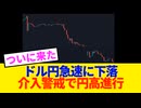 153円台突入でFX勢阿鼻叫喚！ NY連銀レートチェックで為替介入に市場が警戒【VOICEVOX解説】【SNSの反応】