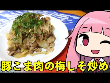 【豚こま肉の梅しそ炒め】「茜ちゃんが美味いと思うまで」R〒A 27:09 WR