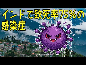 インドで死亡率最大75％のニパウイルス感染症が流行【きょうの気になる詩。】