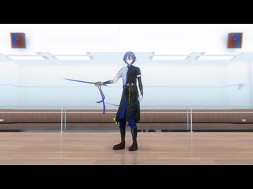 【にじさんじMMD】大柳ハイが剣を振り回してるだけ【小柳ロウ】