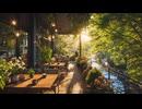 【作業用BGM】朝日揺れるせせらぎジャズ｜温もり朝カフェのリラックスBGM – Serene Babbling Jazz【勉強用BGM】