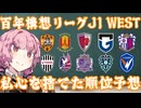 感情に基づかない順位予想をしよう【J1WEST】【百年構想リーグ】