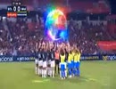 jogadores de futebol brasil x bolivia fazem festa no campo e querem dominar o mundo supergirl
