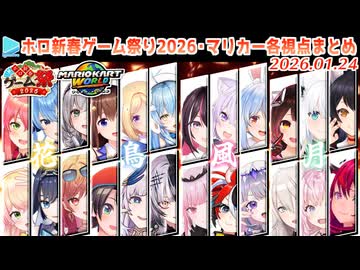 【#ホロ新春ゲーム祭り2026】マリカー各視点まとめ