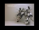 [ARMORED CLIP] Armored Core–Inspired Reverse-Joint Mecha – White Base / Black Joints