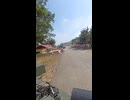 The footage shows Oplot-T tanks and Stryker armored vehicles from the same day