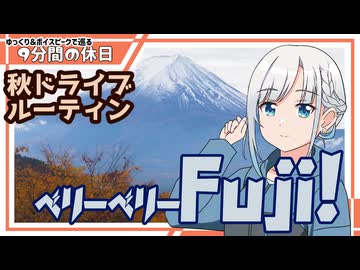 【ゆっくりボイスピ車載】秋の恒例・勝沼河口湖ドライブ【9分間の休日】
