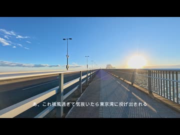 【散歩】東京都江東区若洲を歩く【2年ぶり東京ゲートブリッジリベンジするも強風過ぎた編 part6①】