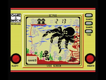 MSX BASICでゲーム＆ウオッチ オクトパスを作ってみた2