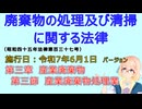 聴いて覚えて。音読します！　廃棄物の処理及び清掃に関する法律　第三章　産業廃棄物 第三節　産業廃棄物処理業　を『VOICEROID2 桜乃そら』さんが　音読します（施行日　  令和7年6月1日）
