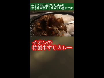 イオンの特製牛すじカレー