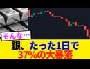 【阿鼻叫喚】銀価格が１日で最大37%の暴落！ 貴金属が軒並み下落する展開に……【VOICEVOX解説】【SNSの反応】
