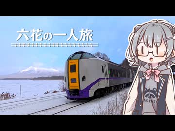 【冬の北海道】雪景色の中を走る特急北斗を眺める【VOICEPERK旅行】