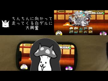ち○ち○でにゃんこ大戦争プレイしてみた！【ちんこ大戦争】