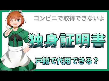 15 独身証明書は戸籍で代用できるの？