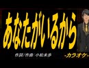 【ニコカラ】あなたがいるから【off vocal】