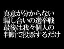 騙し合いの選挙戦