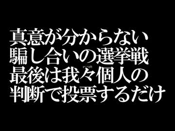 騙し合いの選挙戦