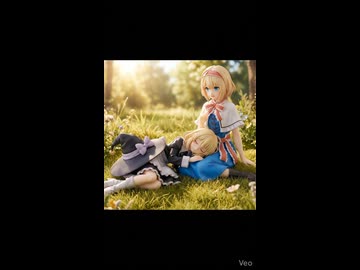 不仲と見せかけて公式でアリスの家によくお泊りしていることをバラされた魔理沙の寝顔をツンツンしたかったけれど起こしてはいけないと思いとどまったアリス