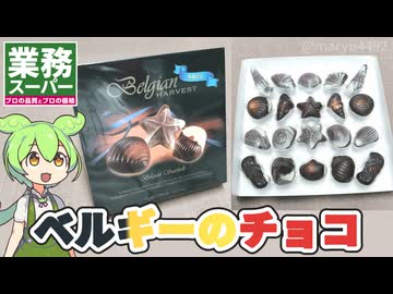 業務スーパー「貝の形をしたベルギーのチョコレート（628円）」