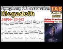Symphony Of Destruction TAB / Megadeth ギター速弾き決定版