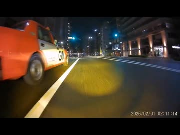 ホモと見るバイクVS急ブレーキタクシー
